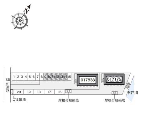 大磯の宿Ⅰ(17175)の駐車配置図