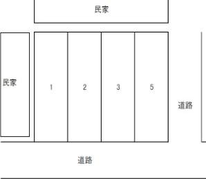 塚越駐車場の駐車配置図