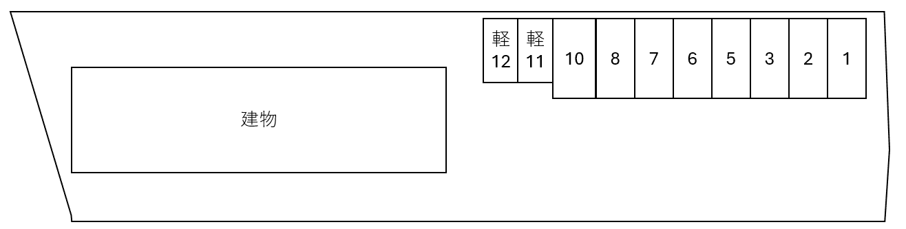 Hayakawa Ⅲの駐車配置図