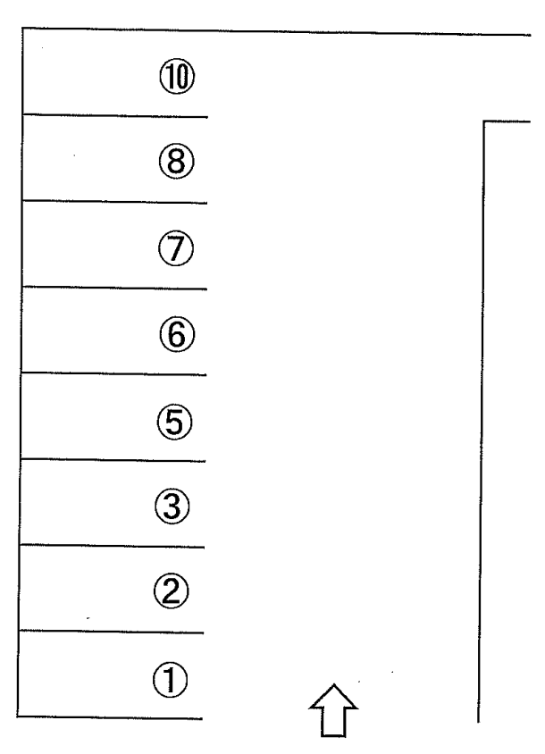 細野有料駐車場の駐車配置図