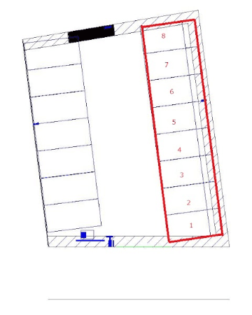 横浜鴨志田町第1の駐車配置図