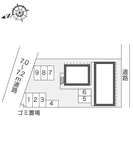 ひまわり(20926)の駐車配置図