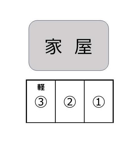 くりいち駐車場の駐車配置図