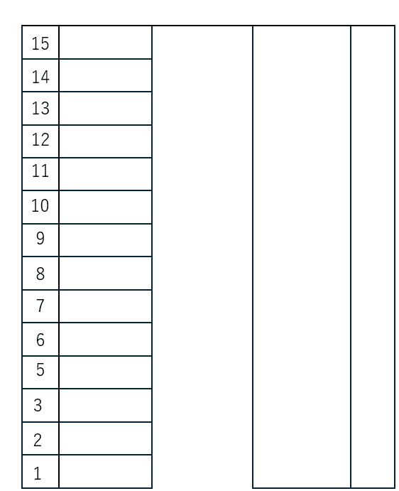 グリーンパーク428の駐車配置図
