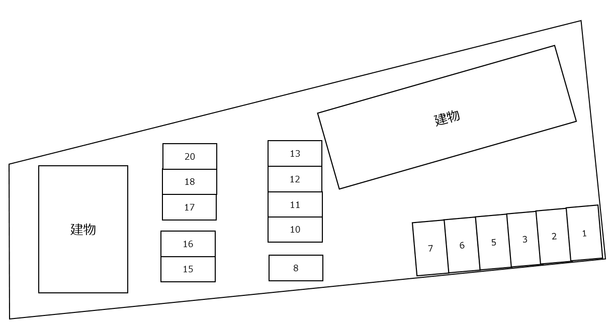 グランシャリオT&A Ⅰの駐車配置図