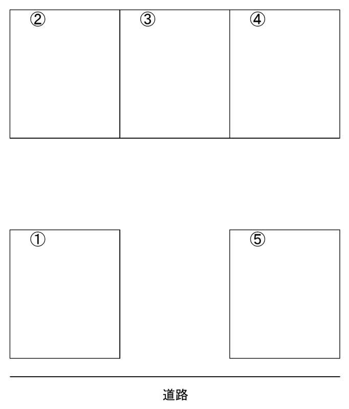2029.高橋駐車場の駐車配置図