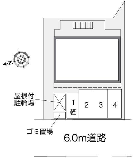 サンヒロミ(37966)の駐車配置図
