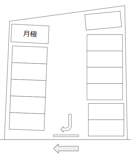 岐阜下太田町の駐車配置図