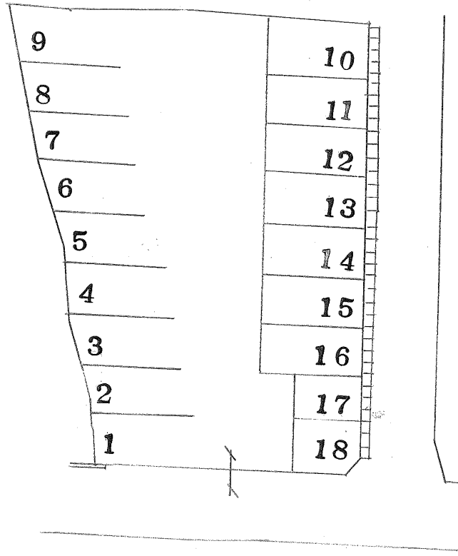飯田駐車場の駐車配置図