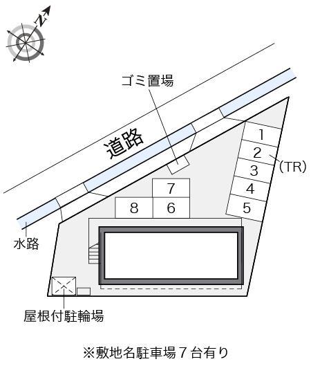 河端(15603)の駐車配置図