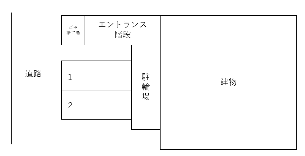 ウィズナスコート武庫之荘の駐車配置図