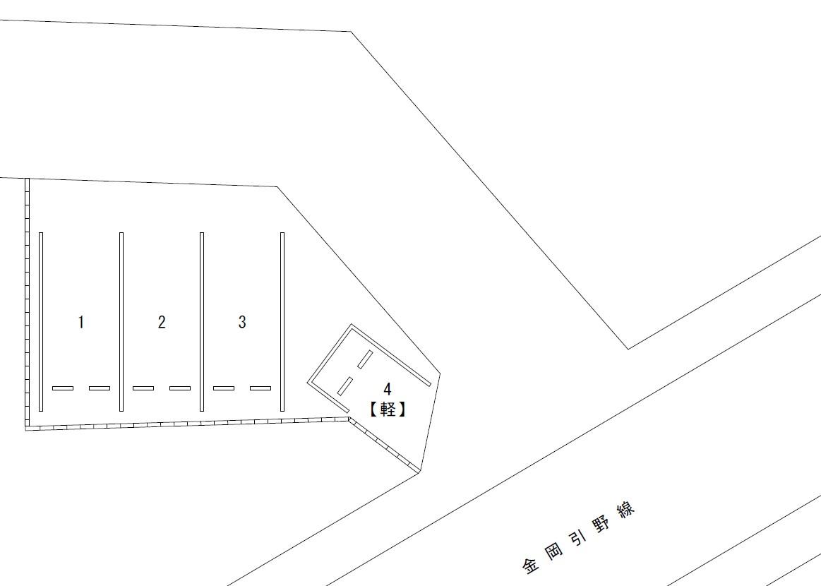 Mモータープール 引野町の駐車配置図