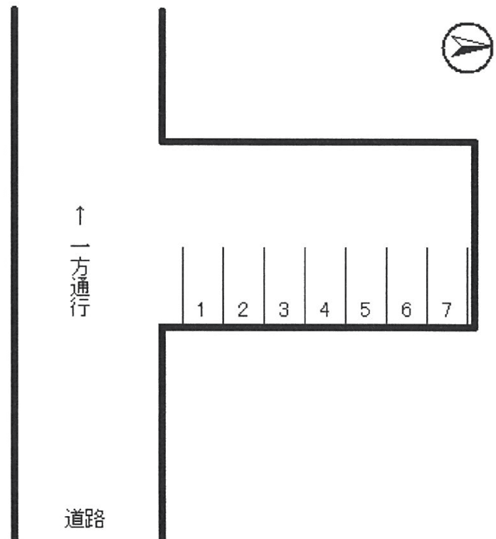 別府駅前駐車場の駐車配置図