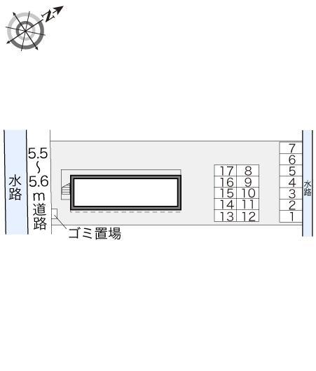 M.R.T(16820)の駐車配置図
