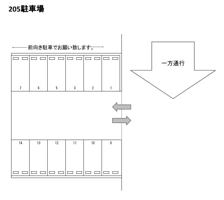 J-205の駐車配置図