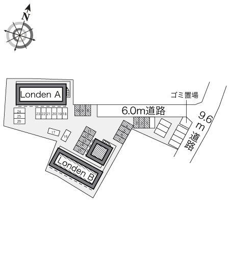Londen B(20998)の駐車配置図