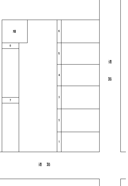 逢坂駐車場の駐車配置図