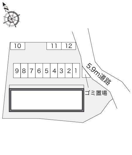 MOREニ島(23188)の駐車配置図