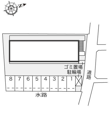 ソレイユ(23237)の駐車配置図