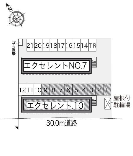 エクセレント.10(22310)の駐車配置図