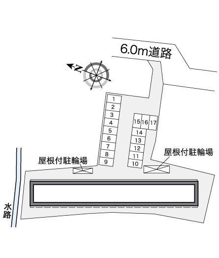 サンモールガーデン(38298)の駐車配置図