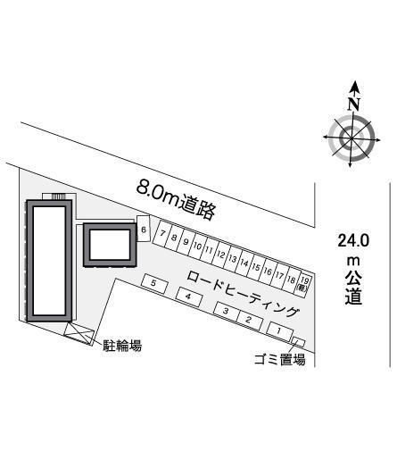 未来(26064)の駐車配置図