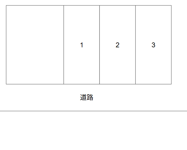 水前寺6丁目パーキングの駐車配置図