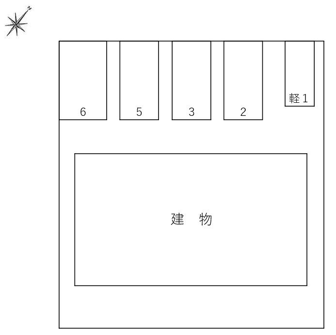 Wistariaの駐車配置図