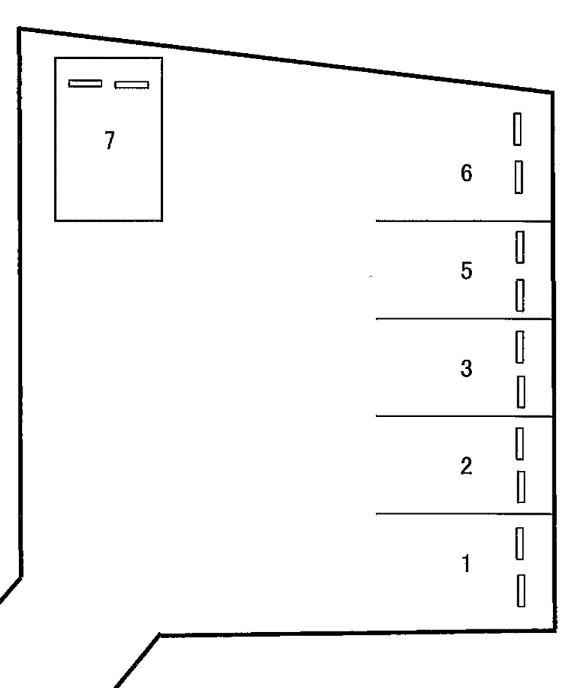 NO.57の駐車配置図