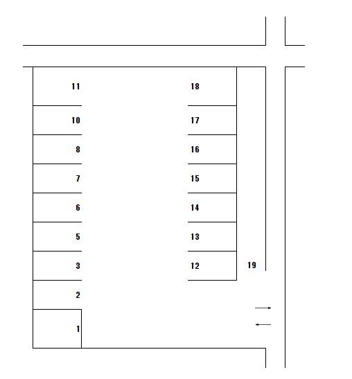 J-211の駐車配置図
