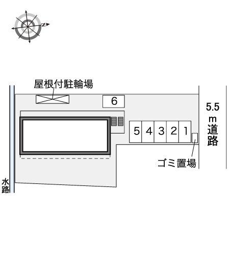カーサ桜井町(40212)の駐車配置図