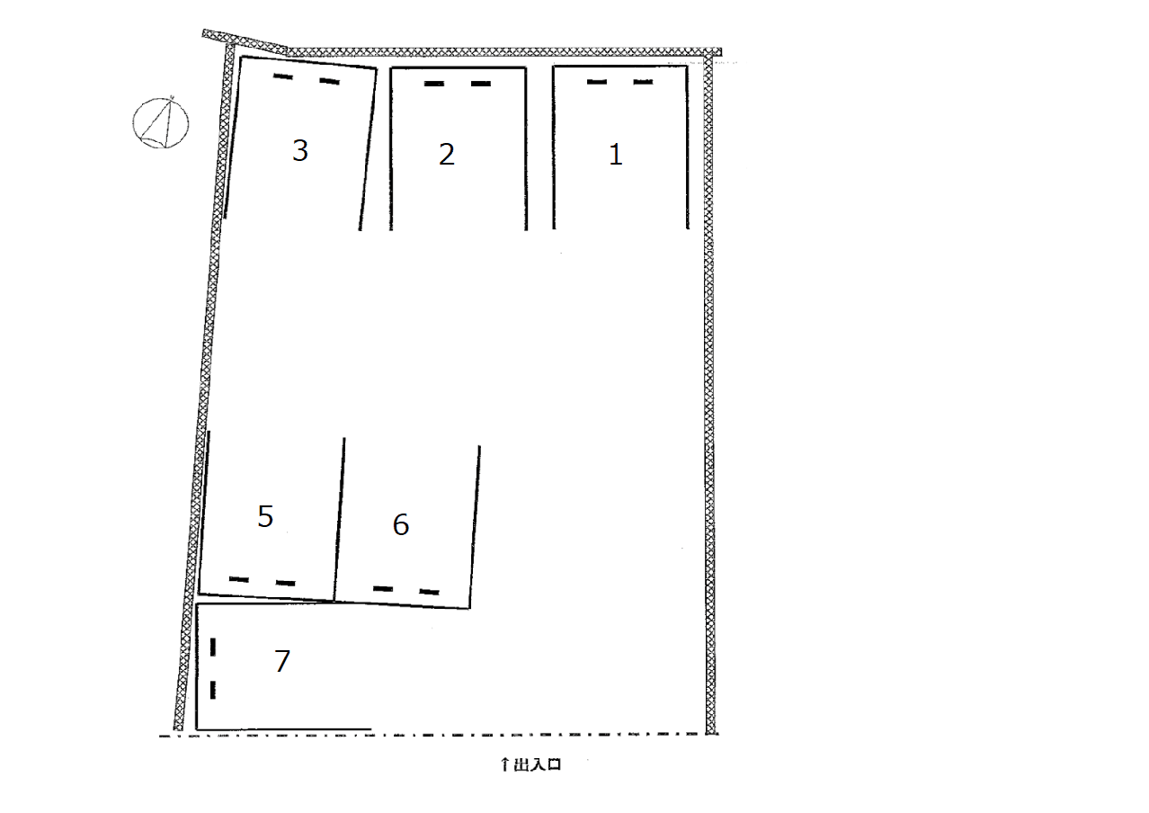 543の駐車配置図