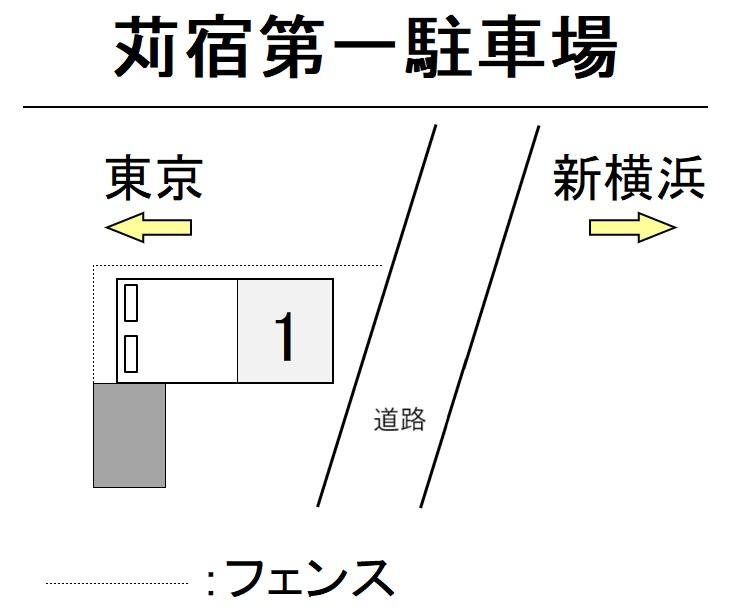 SSK苅宿第一駐車場の駐車配置図