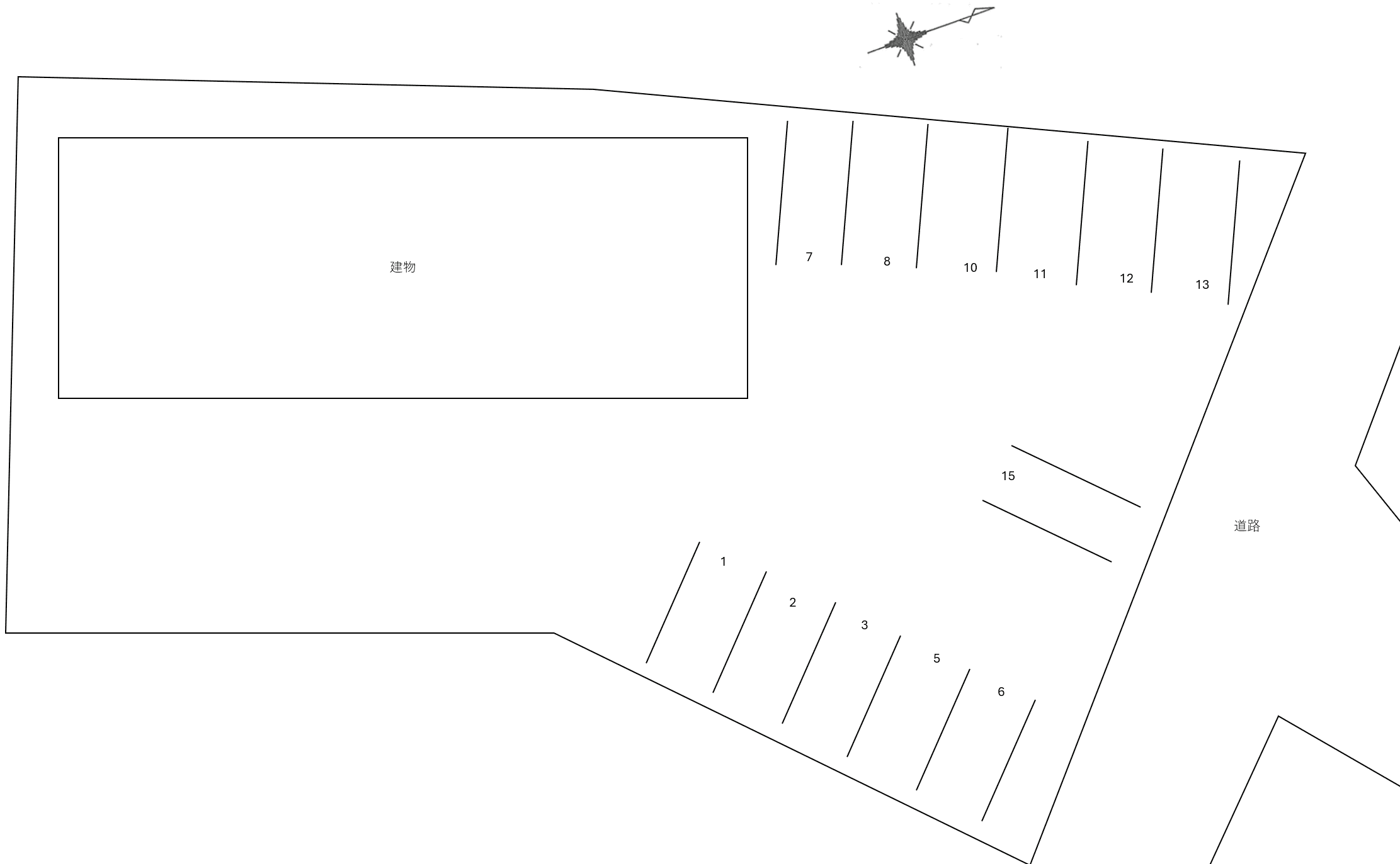 T’s court Tsukubaの駐車配置図