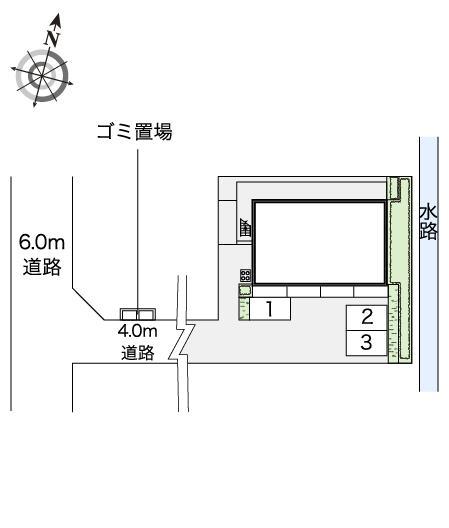 ル ソレイユ(53380)の駐車配置図