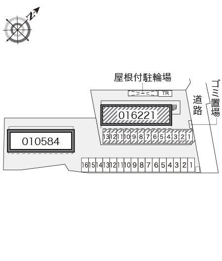 不動塚Ⅱ(16221)の駐車配置図
