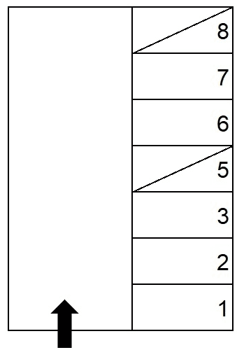 (79) 山田駐車場の駐車配置図