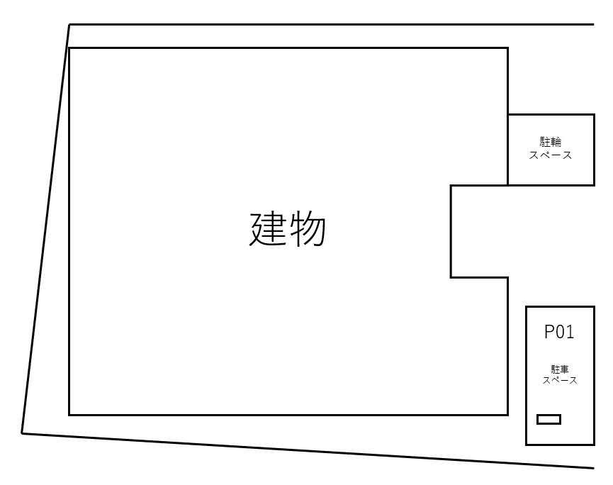CB今羽グレイスの駐車配置図