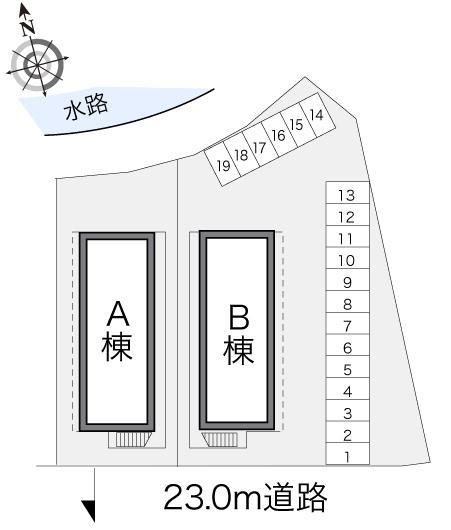 ニュー千代(19154)の駐車配置図
