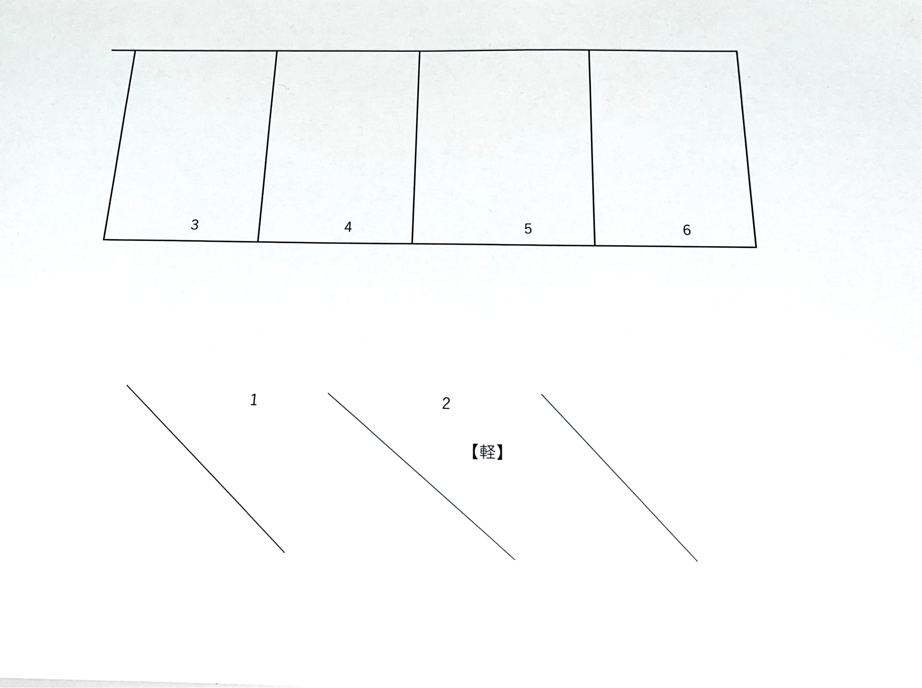 第3俵町有料駐車場の駐車配置図