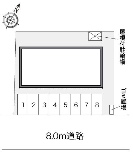 ルクス(34826)の駐車配置図