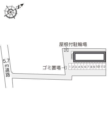 ラ・グラシューズ Ⅱ(17867)の駐車配置図