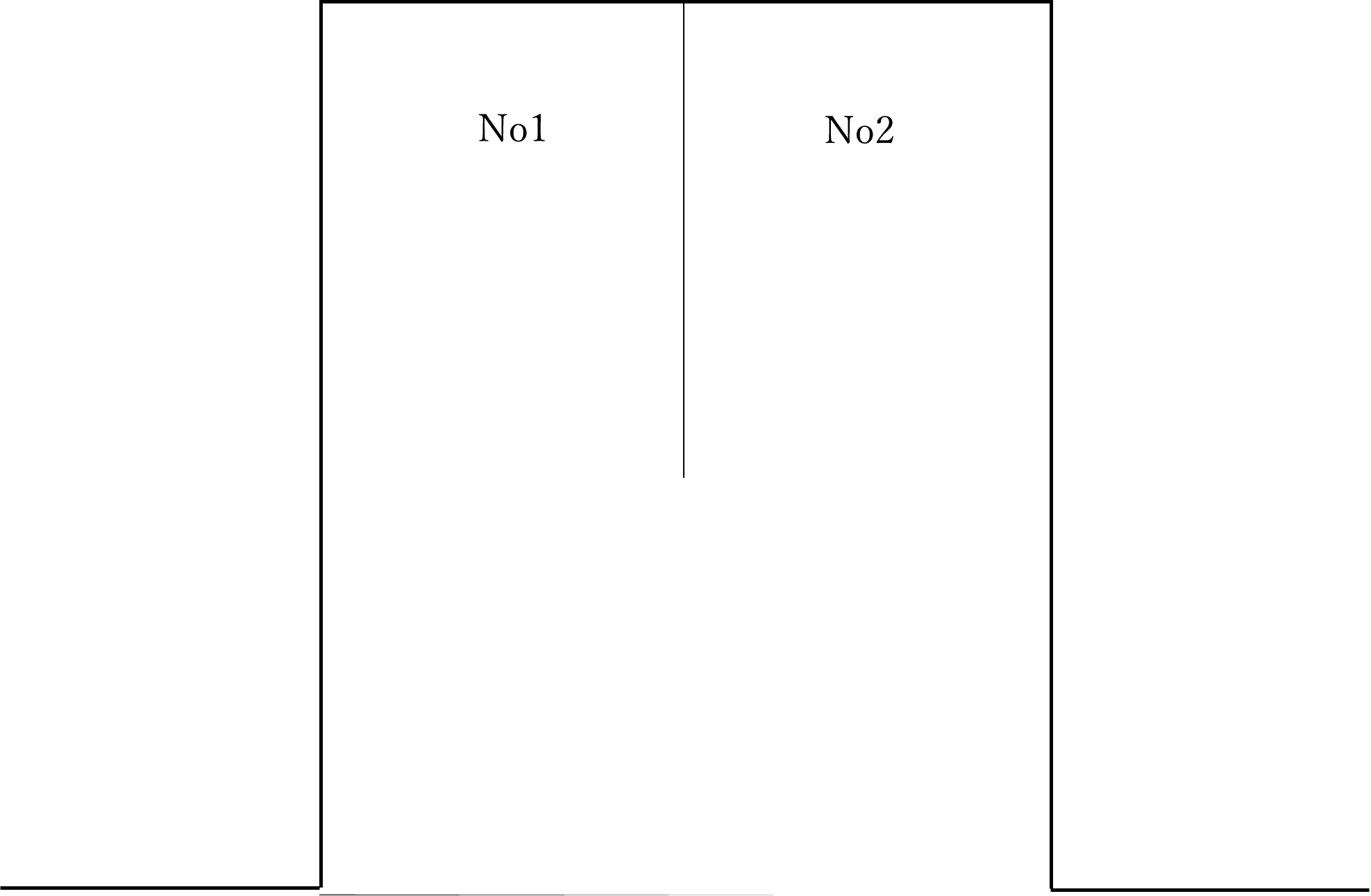 藤野パーキングの駐車配置図