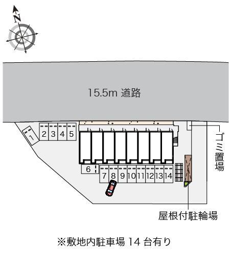 有冨(55053)の駐車配置図
