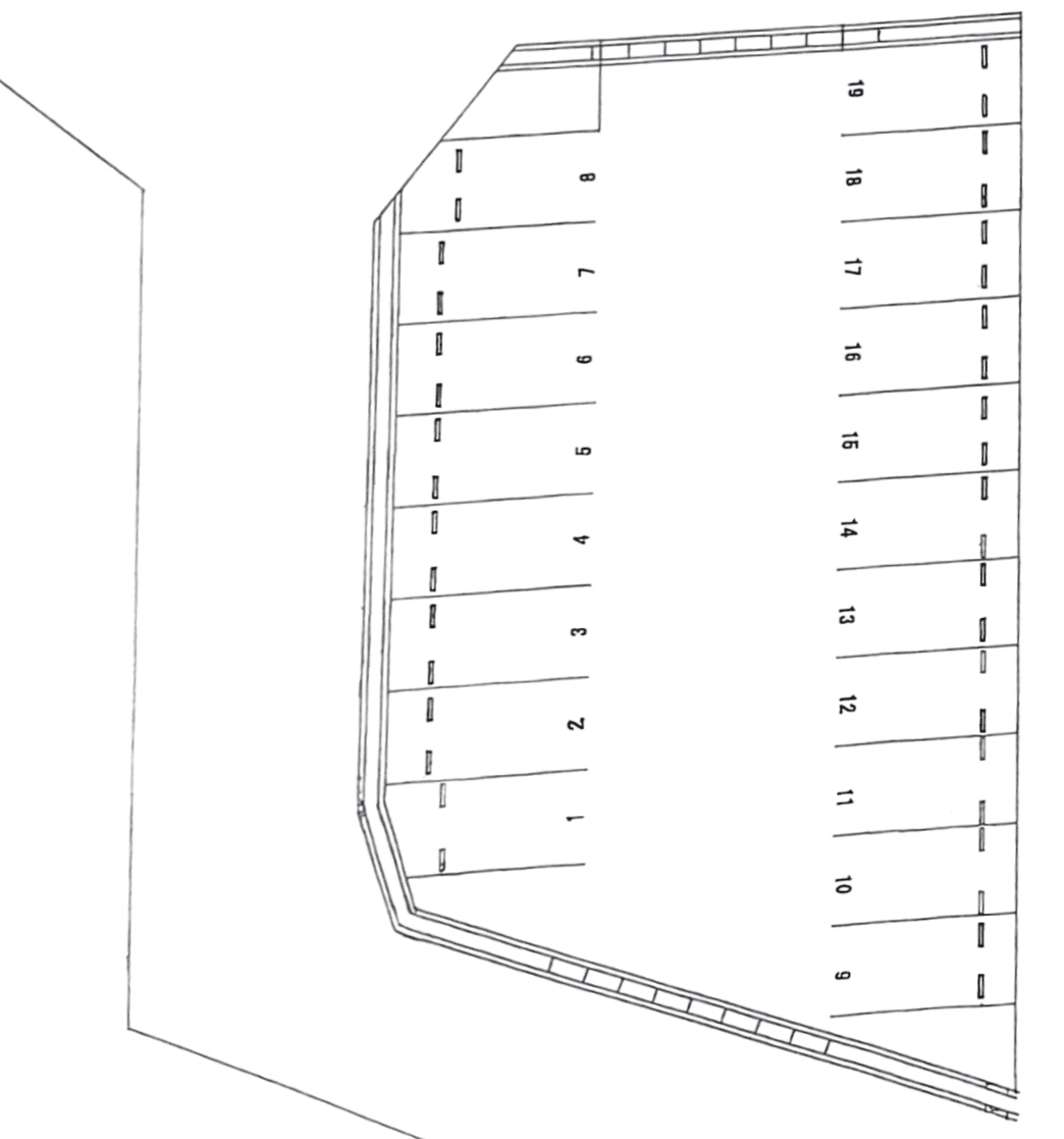 NMパーキングⅡの駐車配置図