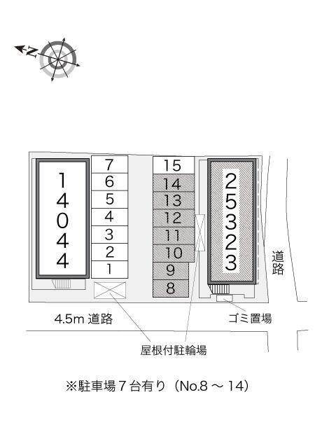 Viento(25323)の駐車配置図