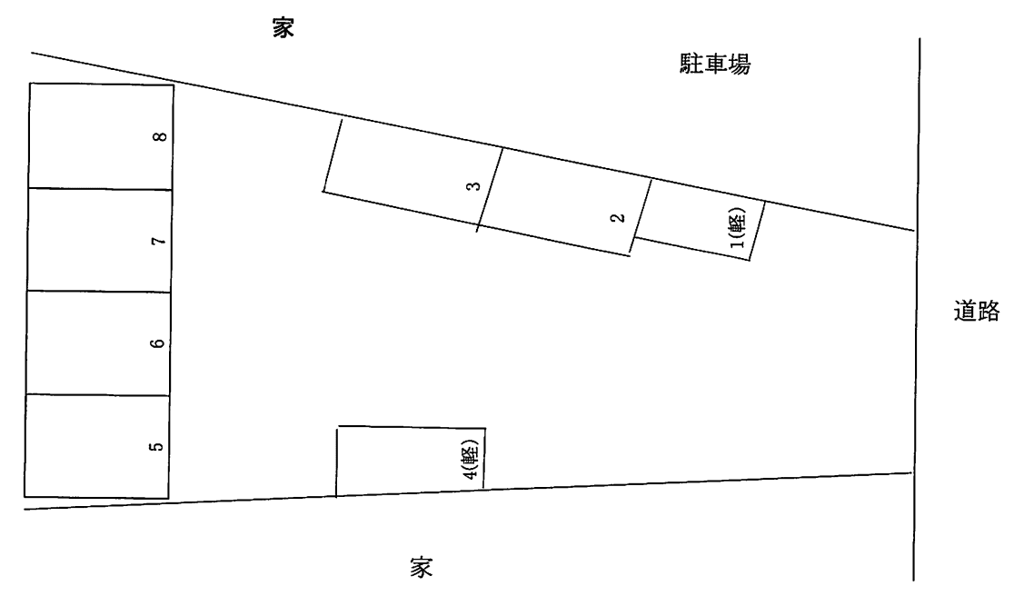 パーキングMの駐車配置図