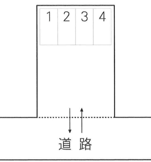 臼井駐車場の駐車配置図