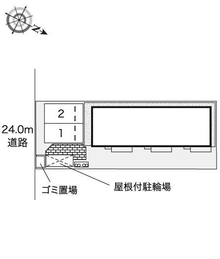 ハピネス(45682)の駐車配置図