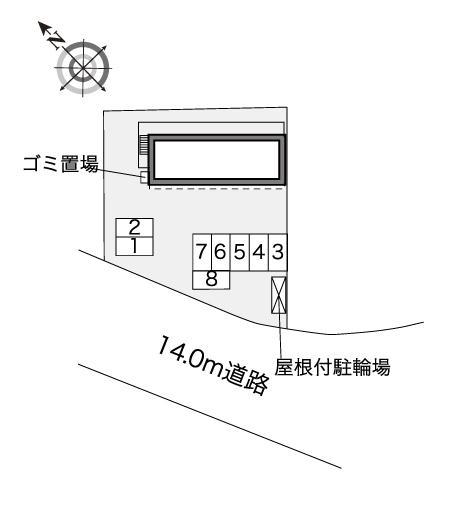 はいじま西(41226)の駐車配置図